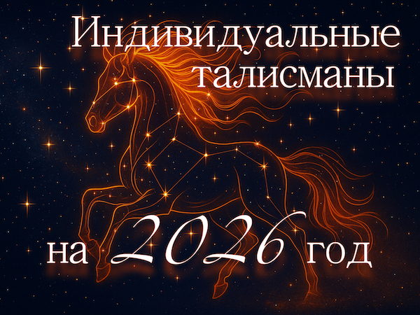 Талисманы на 2026 г. — индивидуально под Вас и Вашу цель!
