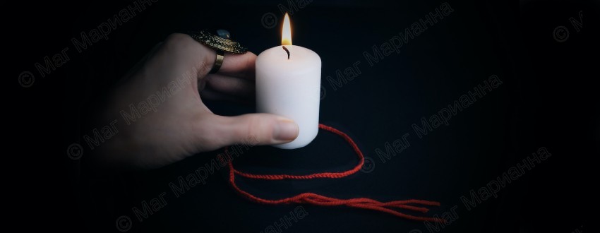 Красная нить на удачу заговор