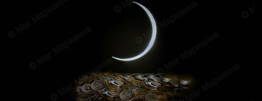 Обряд на деньги в новолуние